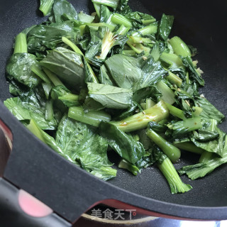 蒜蓉炒青菜的做法步骤：5