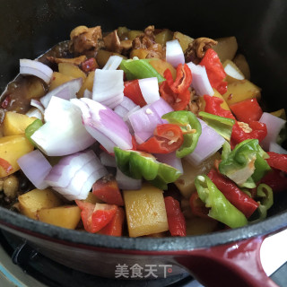 鸡腿红萝卜炖土豆的做法步骤：15