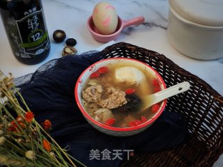 香菇鸡蛋肉饼汤的做法步骤：7