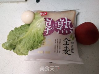 三明治的做法步骤：1