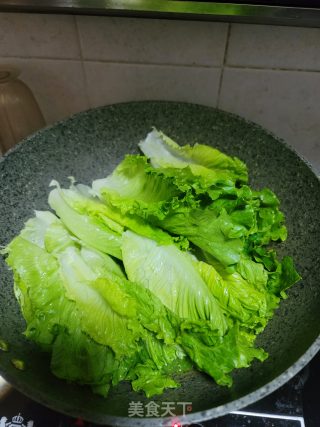 蒜香蚝油生菜的做法步骤：3