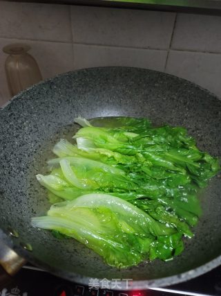 蒜香蚝油生菜的做法步骤：4