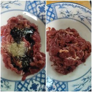 香芹洋葱炒羊肉的做法步骤：3