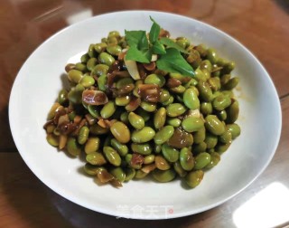 酱焖鲜毛豆的做法步骤：6