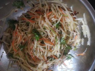 炝拌土豆丝的做法步骤：12