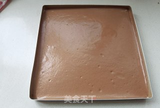可可松花雪山蛋糕的做法步骤：7
