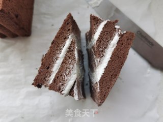 可可松花雪山蛋糕的做法步骤：12