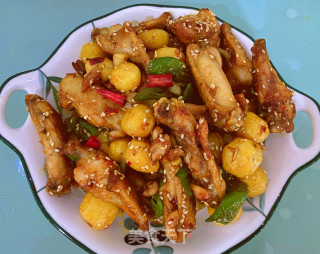 干锅鸡翅土豆的做法步骤：9