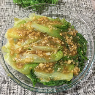 蒜蓉浇汁生菜的做法步骤：8