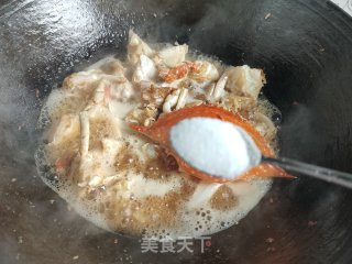 梭子蟹炒青椒的做法步骤：10