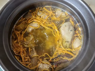 虫草花鸭汤的做法步骤：10