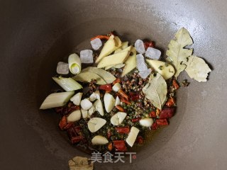 芥兰土豆炖柴鸡的做法步骤：4