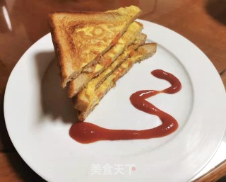 吐司厚蛋烧的做法步骤：9