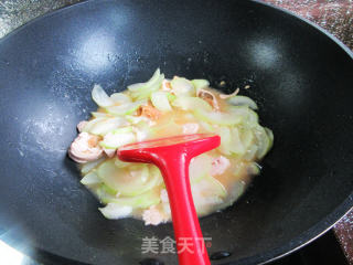 咸鸭蛋炒夜开花的做法步骤：11