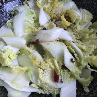 快炒娃娃菜的做法步骤：7