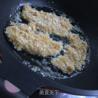 香酥鸡排的做法步骤：6
