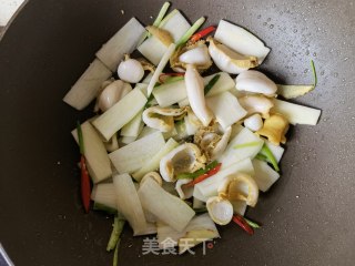 芥兰炒鲍片的做法步骤：13