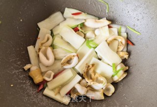 芥兰炒鲍片的做法步骤：15