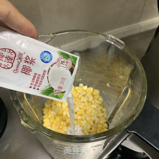 椰奶玉米汁的做法步骤：4