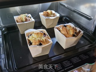 蓝莓芝士迷你磅蛋糕的做法步骤：11