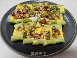 鸡蛋蒸苦瓜的做法步骤：14