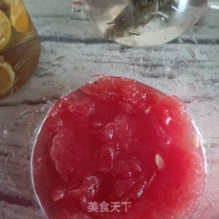 西瓜青桔冷泡茶的做法步骤：4