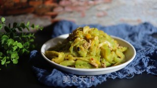 肉片炒苦瓜的做法步骤：6