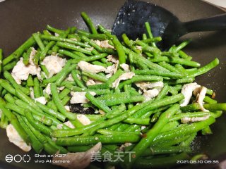 豆角烧肉片的做法步骤：5