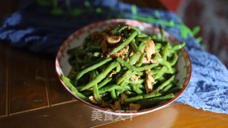豆角烧肉片的做法步骤：7