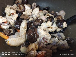 腐乳香菇烧鸡肉的做法步骤：6