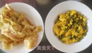 毛豆粒儿炒鸡蛋的做法步骤：9