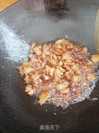 胡萝卜炒肉的做法步骤：3