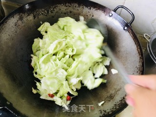 莲花菜炒粉丝的做法步骤：4