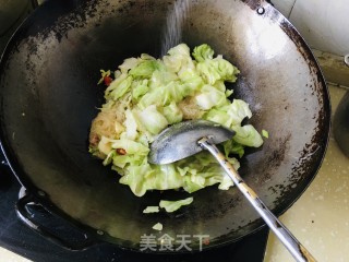 莲花菜炒粉丝的做法步骤：7