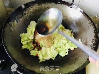 莲花菜炒粉丝的做法步骤：9