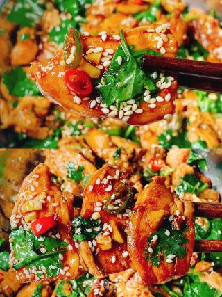 鸡胸肉这样做分分钟光盘！香辣过瘾超下饭的做法步骤：4