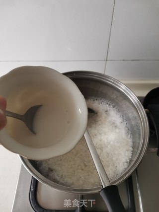 酒酿彩色小圆子的做法步骤：6