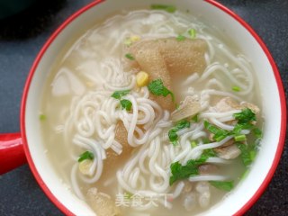 竹荪排骨汤粉的做法步骤：11