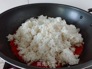 西红柿蛋炒饭的做法步骤：4