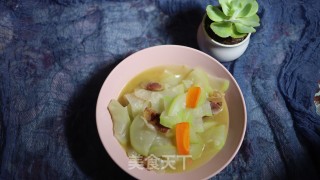 葫芦瓜烧香肠的做法步骤：7