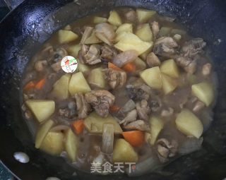 咖喱鸡腿炖土豆的做法步骤：12