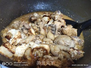 豆腐烧鸡肉的做法步骤：8