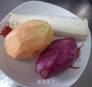 三色米饭的做法步骤：2