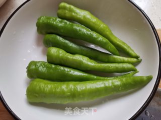 辣椒蒸茄子的做法步骤：2