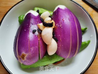辣椒蒸茄子的做法步骤：7