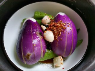 辣椒蒸茄子的做法步骤：10