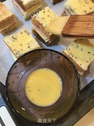 烤迷你三明治的做法步骤：6