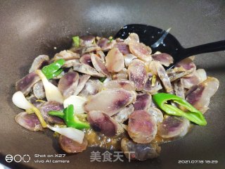 香肠炒酸豆角的做法步骤：4