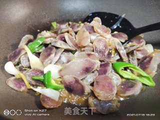 香肠炒酸豆角的做法步骤：5