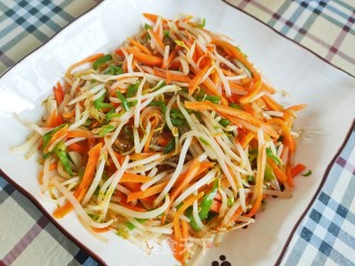 豆芽炒三丝的做法步骤：14